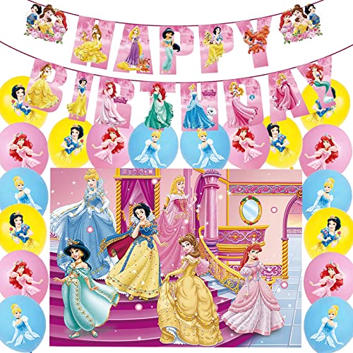 Prinzessin Geburtstag Deko Lemotoy Prinzessin Hintergrund Babyparty Hintergrund Mädchen Princess Ballon Prinzessin Geburtstagsdeko Dekorationen Für Mädchen von Lemotoy