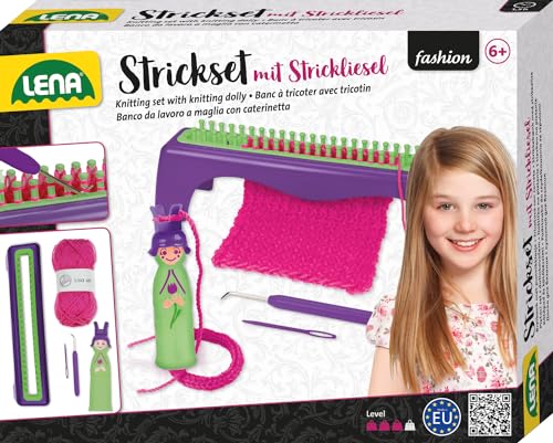 Lena 42679 Strickset mit Strickliesel, Faltschachtel von Lena