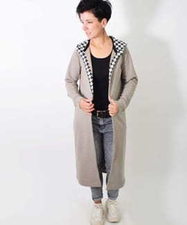 LONG.sweaterjacke von Leni Pepunkt