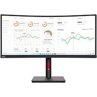 Lenovo ThinkVision T34w-30 Curved Monitor 86,4 cm (34,0 Zoll) schwarz von Lenovo