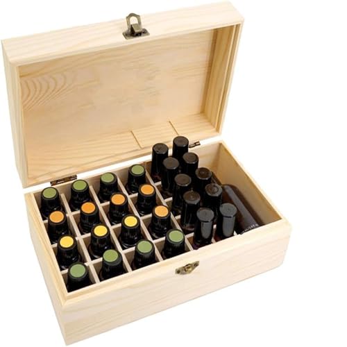 Lepidi Aromatherapie-Box,Ätherisches Öl Box Aus Holz,Ätherische Öle Flaschen Holzbox,holzbox für Atherische öle,aufbewahrungsbox für ätherische öle,Sortierbox Holz,Ätherische Öle Holzbox von Lepidi