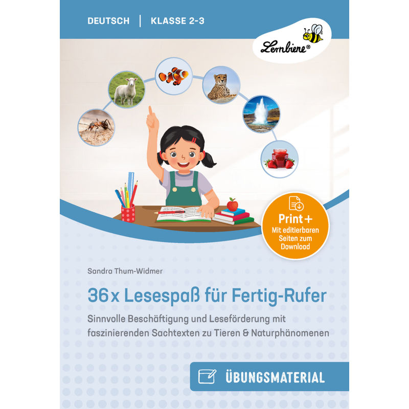 36X Lesespaß Für Fertig-Rufer - Sandra Thum-Widmer, Gebunden von Lernbiene Verlag
