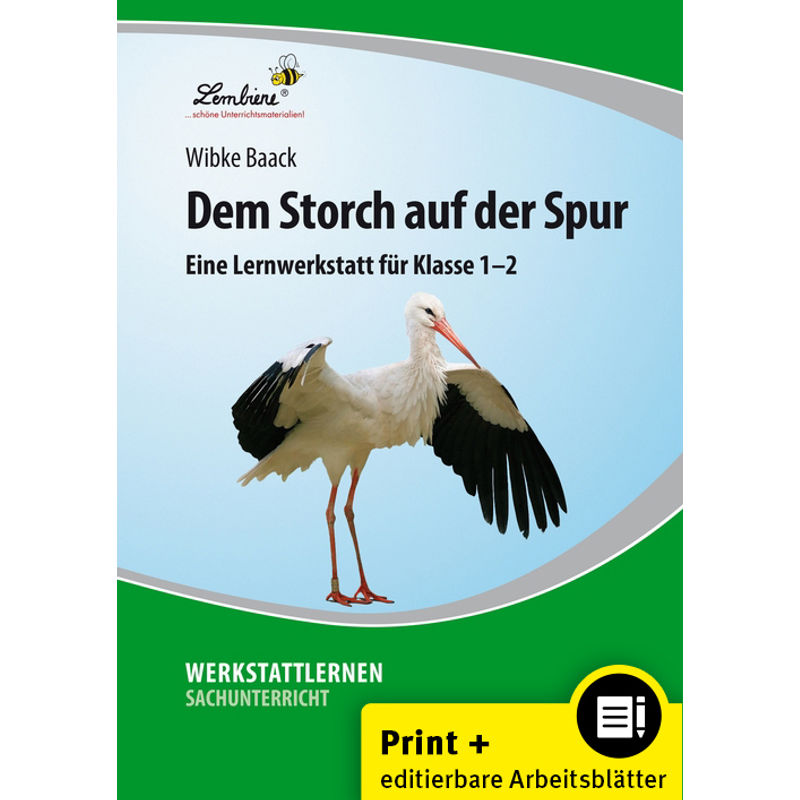 Dem Storch Auf Der Spur, M. 1 Cd-Rom - Wibke Baack, Gebunden von Lernbiene Verlag