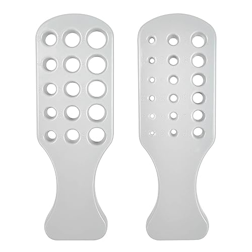 2 PCs/Set Rund 33 Löcher Zeichnung Platte Plastikdraht Drawplate Metall Ziehplatte Schmuckstücke Werkzeuge Dekorationen Zubehör von Lerpwige