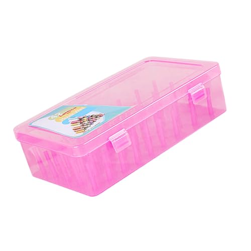 42 Spulen transparente Fadenspule Aufbewahrungsbox Fadenspule Organizer Etui für kleine, große Nähgarn, Spule Faden Spule von Lerpwige