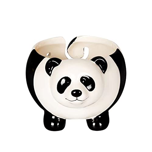 Lerpwige Niedliche Panda Keramikgarnschüssel Strickgarne Aufbewahrungshalter Für Needlecrafts Home Desktop von Lerpwige