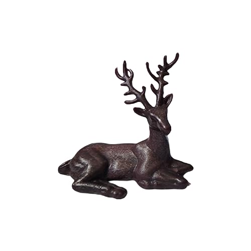 Lerpwige Nordische Harz sitzend stehend Hirsch Statuen Rentier Figuren Ornamente Wohnzimmer Schrank Weinschrank von Lerpwige