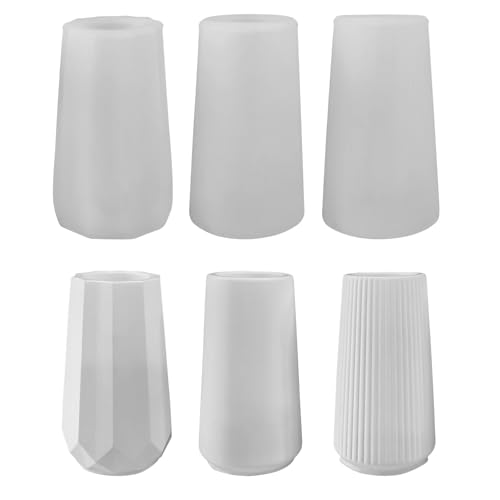 Set Von 3 Silikon Vase Formen Erstellen Gestreifte Blumenhalter Und Schreibtisch Organisatoren Die Zubehör Für Den Haushalt Erstellen von Lerpwige