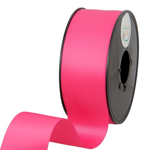 Les Petits Rubans Polyesterband – doppelseitiges Satinband aus 100% Polyester für Hochzeiten, Geschenkverpackungen, Blumenarrangements, Kunsthandwerk, Kuchen, Schleifen, Verzierungen, 38 mm x 25 m von Les Petits Rubans