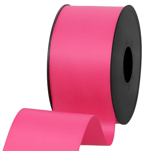 Les Petits Rubans Polyesterband – doppelseitiges Satinband aus 100% Polyester für Hochzeiten, Geschenkverpackungen, Blumenarrangements, Kunsthandwerk, Kuchen, Schleifen, Verzierungen, 50 mm x 25 m von Les Petits Rubans