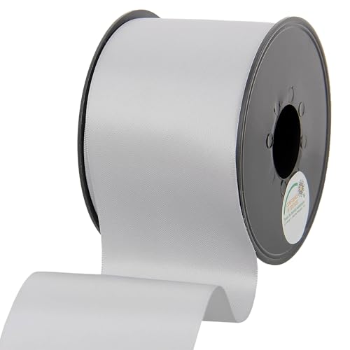 Les Petits Rubans Polyesterband – doppelseitiges Satinband aus 100% Polyester für Hochzeiten, Geschenkverpackungen, Blumenarrangements, Kunsthandwerk, Kuchen, Schleifen, Verzierungen, 63 mm x 25 m von Les Petits Rubans