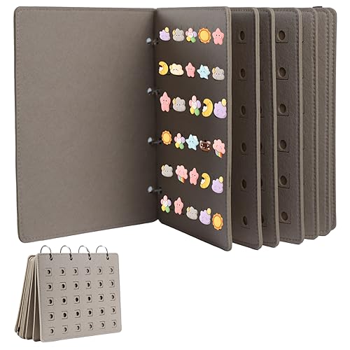 8 Páginas Emaille Pin Display, 26*21.3*3cm Pin Display Holder Broschen Pin Organizer Pin Display Halter Pin Display Seiten Pin Sammlung Display für Laden, zur Aufbewahrung von 180 Pins (Beige) von Les-Theresa