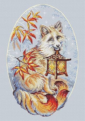 Kreuzstich Stickpackung Kitsune Zählmuster von Letistitch