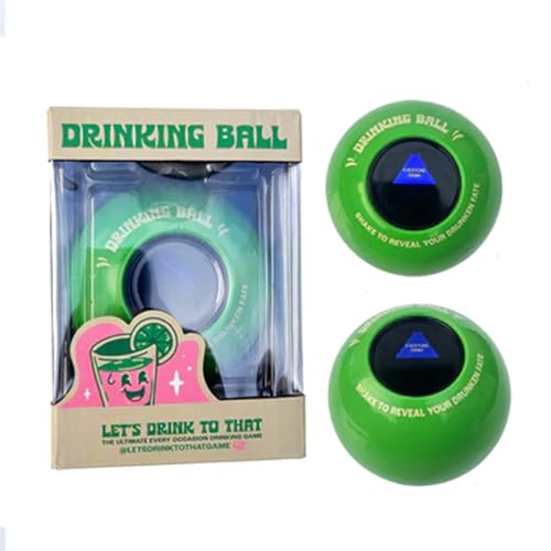 Lets Drink To That | Trinkball | Magic 8 Ball Trinkspiel | Trinkspiele für Erwachsene | Partyspiele für Erwachsene für Spieleabend | University Essentials & Student Geschenke | Junggesellinnenabschied von Lets Drink To That