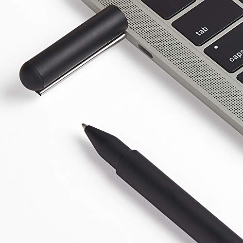 Lexon C-Pen USB-C-Flash-Speicher, 32 GB, Edelstahl für Clip, ABS-Hauptteil (Nero) von Lexon