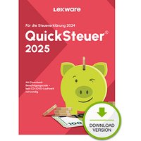 LEXWARE QuickSteuer 2025 (für das Steuerjahr 2024) Software Vollversion (Download-Link) von Lexware