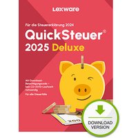 LEXWARE QuickSteuer Deluxe 2025 (für das Steuerjahr 2024) Software Vollversion (PKC) von Lexware