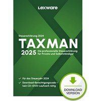 LEXWARE TAXMAN 2025 (für das Steuerjahr 2024) Software Vollversion (PKC) von Lexware