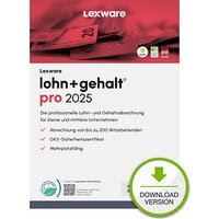 LEXWARE lohn+gehalt pro 2025 Software Vollversion (Download-Link) von Lexware