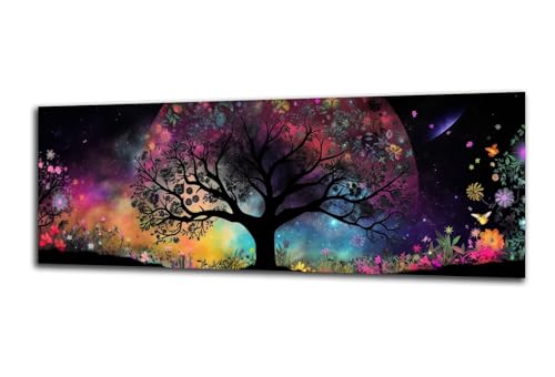 Diamond Painting Erwachsene Abstrakt Diamond Painting Baum 5D DIY Full Drill Crystal Stickerei Malen Nach Zahlen Kinder Anfänger Mosaik Bastelset mit Zubehör, Home Wand Décor Geschenk 60x180 cm-z27 von Lezewege