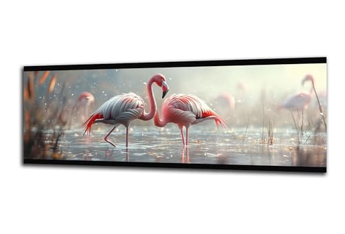 Diamond Painting Erwachsene Tier Diamond Painting Flamingo 5D DIY Full Drill Crystal Stickerei Malen Nach Zahlen Kinder Anfänger Mosaik Bastelset mit Zubehör, Home Wand Décor Geschenk 60x180 cm-z160 von Lezewege