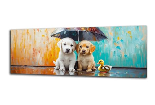 Diamond Painting Erwachsene Tier Diamond Painting Hund 5D DIY Full Drill Crystal Stickerei Malen Nach Zahlen Kinder Anfänger Mosaik Bastelset mit Zubehör, Home Wand Décor Geschenk 60x180 cm-z119 von Lezewege