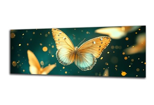 Diamond Painting Erwachsene Tier Diamond Painting Schmetterling 5D DIY Full Drill Crystal Stickerei Malen Nach Zahlen Kinder Anfänger Mosaik Bastelset mit Zubehör, Home Décor Geschenk 60x180 cm-z136 von Lezewege