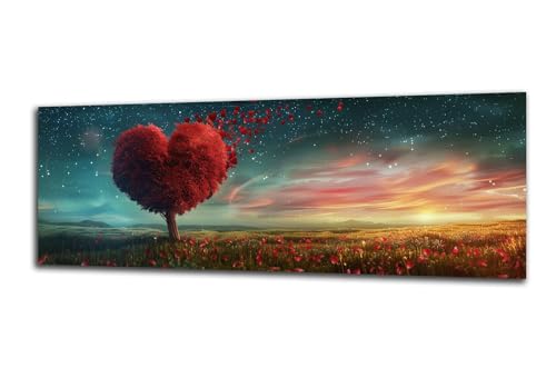 Landschaft Diamond Painting Baum Diamond Painting Erwachsene Kleinformat 20x60 cm, DIY 5D Diamant Malerei Kinder Crystal Strass Leinwand Kreuzstich Stickerei Kit Zuhause Wand Dekoration Geschenke-z380 von Lezewege