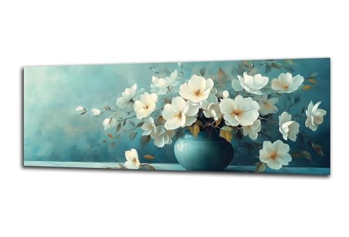 Lilie Diamond Painting Blume Diamond Painting Erwachsene Groß XXL 100x300 cm, DIY 5D Diamant Malerei Kinder Crystal Strass Leinwand Kreuzstich Stickerei Kit Zuhause Wand Dekoration Geschenke-z10 von Lezewege