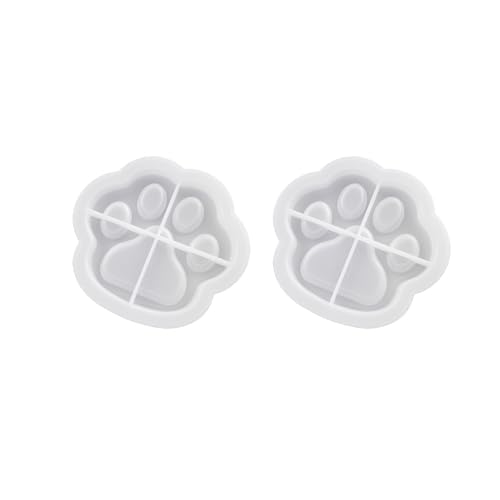 2 x Set Katzenpfoten-Harzformen, Bastelformen, Silikonformen, Tablett, Schmucktablett, Formen für Tischdekorationen 2 x Set Katzenpfoten-Harzformen, Bastelformen, Silikonformen, Tablett, Schmucktablett, Formen für Tischdekorationen von LfrXtra
