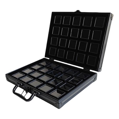 LfrXtra Aufbewahrungsboxen, praktischer Aluminium-Schmuckstein-Aufbewahrungskoffer mit Schaumstoffeinsatz für sicheren Schutz von Schmuck und Komfort auf Reisen LfrXtra Aufbewahrungsboxen, praktischer Aluminium-Schmuckstein-Aufbewahrungskoffer mit Schaumstoffeinsatz für sicheren Schutz von Schmuck und Komfort auf Reisen von LfrXtra