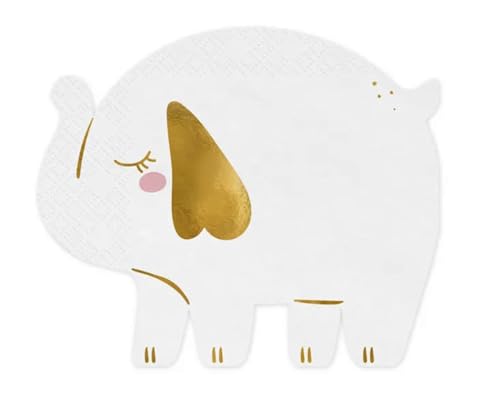 12 Servietten Elefant Party Serviette Babyparty Baby Dusche Geburt Taufe Kindergeburtstag Feier Geburtstag Papierservietten von Libetui