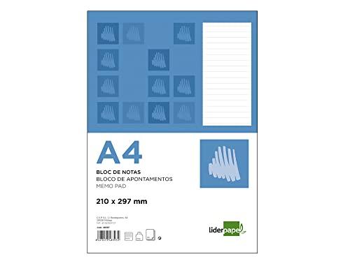 Liderpapel BN14 Notizblock, A4 von Liderpapel