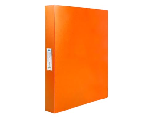 Liderpapel CA59 Ringbuch, A4, 4 Ringe, Orange von Liderpapel