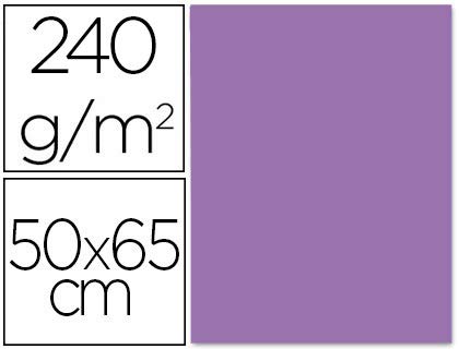 Liderpapel Pappe 50 x 65 cm, 240 g/m², Violett, 25 Stück von Liderpapel