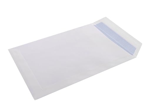 Liderpapel Umschlag N.15 weiß B5 176 x 250 mm Silikonstreifen Box 500 Stück von Liderpapel