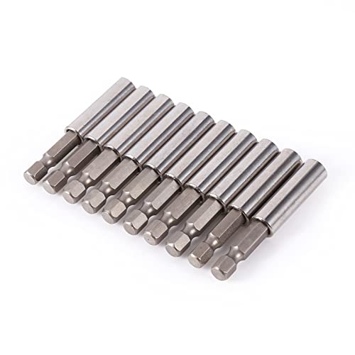 10 Stück 1/4 Sechskant-Magnetverlängerung Rocaris 10er-Pack Magnetischer Verlängerungs-Steckschlüssel-Bithalter 1, 4 Magnetischer Bit-Halter Bits-Halter Steckschlüssel-Bit-Halter von LiebeWH