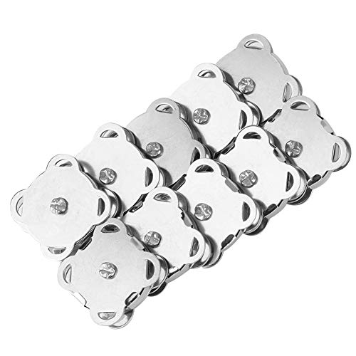 10 Teile/satz Magnetische Druckknöpfe Metall Magnet Schnalle Druckknöpfe Knöpfe DIY Kleidung Tasche Zubehör (18,5 mm helle, handgenähte Magnetschnalle in) von LiebeWH