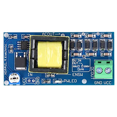 DC-zu-DC-Aufwärtswandler PCB Einstellbares Aufwärtsmodul Spannungsreglerplatine für Sicherheit 5-12 V Boost Bis 300-1000 V 2~20 MA von LiebeWH