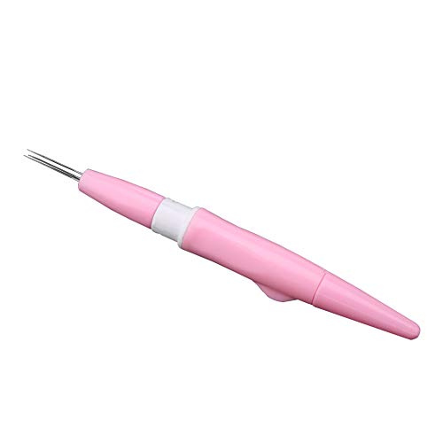 Nadelfilzen Penneedle FilzwerkzeugStickerei Stanznadel Stickstift Stanznadel Stanzstift Stanznadel Set (Rosa) von LiebeWH