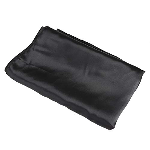 Rechteckige Tischdecke, Waschbar, Polyester-Tischdecke, Dekorative Stoff-Tischdecke für Bankett, Hochzeit, Party und Camping (Black) von LiebeWH