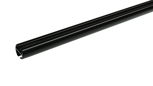 Liedeco Gardinenstange, Innenlaufprofil 16 mm | schwarz | 200 cm von Liedeco