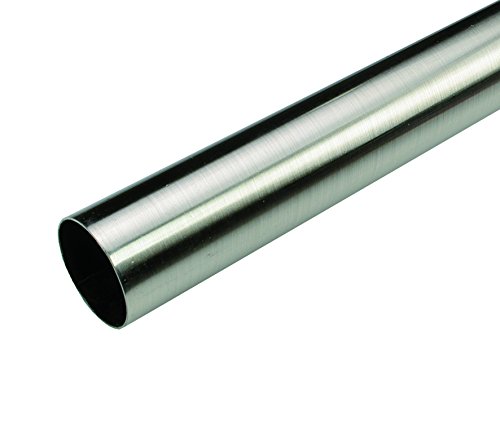 Liedeco Gardinenstange, Stilrohr 28 mm ø | Edelstahl-Optik | 120 cm Liedeco Gardinenstange, Stilrohr 28 mm ø | Edelstahl-Optik | 120 cm von Liedeco