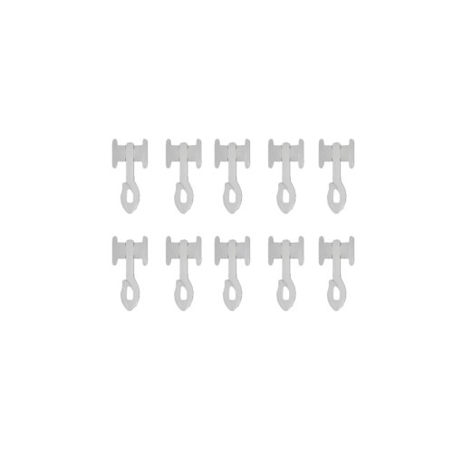 Liedeco U-Laufrolle mit Stechhaken | weiß | 10 Stück Liedeco U-Laufrolle mit Stechhaken | weiß | 10 Stück von Liedeco