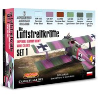 Imperial German Army WWI Colors Set Nr. 1 [6 x 22 ml] von Lifecolor