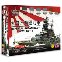 Imperial Japan Navy WWII - Late War - Set Nr 1 [6 x 22 ml] von Lifecolor