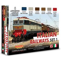 Italian Railways Set - Nr. 1 [6 x 22 ml] von Lifecolor