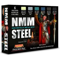 NMM - Non Metallic Metal - Set Nr. 2 - Steel [6 x 22 ml] von Lifecolor