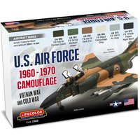 US Air Force 1960-1970 Camouflage [6 x 22 ml] von Lifecolor