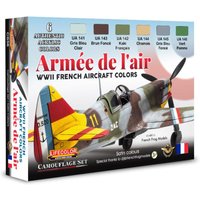 WWII French Aircraft Colors - Arme De L´Air [6 x 22 ml] von Lifecolor